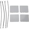 YUKERMARB Set Tappi Spina Pannello Bilanciere Gonna Laterale, Tappo Coperchio Jack Pannello Bilanciere ABS 4 Pezzi 2106987030, Sostituzione Anteriore Posteriore Sinistro Destro per E320 E430 Berlina