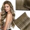 Hetto Tessitura Butterfly 45cm 50g Balayage Marrone con Biondo Cenere