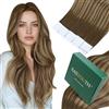 Easyouth Echthaar Extensions Tape Ombre Blond Weiche Textur #4/4/27 35cm