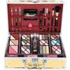 Love Urban Beauty Luxe Gold Touch Beauty Case Make Up Vegan 73 Pezzi - Set Trucchi da Viaggio con Cosmetici e Accessori, Idea Regalo Elegante
