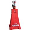MAGNUM TOOL Magnum Firebox, supporto portatile per estintore, conforme all'OSHA, stazione di sicurezza per estintore di emergenza, per cantieri, facile da montare e smontare, può contenere fino a 13,6 kg