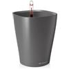 LECHUZA DELTINI antracite metallizzato, art. 14903, da interno, 15x19x11.5 cm