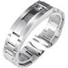 ROUHO Cinturino Acciaio Inossidabile 20mm 21mm Bracciale Metallo Ricambio Estremità Curva Argento Oro per Rolex Cosmograph Daytona