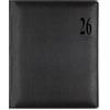 Letts of London Milano Quarto 26-080561 Agenda verticale settimanale 2026 con appuntamenti - Nero