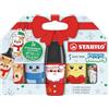 STABILO BOSS MINI - Frosty Friends - Evidenziatore - Astuccio da 5 - Colori assortiti
