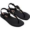 Ipanema CLASS URBANE SANDAL FEM - Sandali da donna, nero, nero, oro, 40 EU