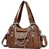 Makukke Y2K Borsa Tote Gotica Vintage Punk Borsa a Tracolla Con Catene | Borsa a Tracolla Multitasche per Donne Universitarie per Tutti i Giorni
