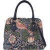Signare Tapestry Arazzo Top Handle borsa borse donna, borsa donna tracolla con William Morris Designs