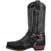 Generisch Stivaletti medievali da uomo, stile steampunk, da cavaliere, per feste in maschera, in pelle, corti, vintage, per il tempo libero, per cosplay, 01 nero, 38 EU