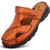 GURGER Sandali Uomo Pelle Estivi Punta Chiusa Sportivi Scarpe da Trekking Zoccoli Sabot