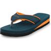 ORTHO JOY Pantofole ortopediche morbide da donna, per uso quotidiano, mcr Chappals da donna, pantofole ortopediche da donna, verde pavone, arancione, 40 EU