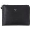 GUESS borsa da polso Milano Clutch Black nero