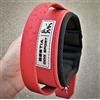 Bestia Dog Sport Collare per Cani con Maniglia | Taglia L - un collare da 50 a 60 cm, Sintetico impermeabile (non pelle), per razze grandi e medie, tutto Rosso, 5 cm