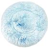 HUAXIQUE Cuccia morbida per cani di taglia media, lavabile, soffice cuccia per cani di taglia grande, 40 cm, blu A