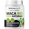Wellnex Nutrition Maca Nera Biologica + Zinco e Vitamina B3, 180g | Wellnex Nutrition | Polvere di Maca Nera Peruviana 100% Naturale con Niacina e Zinco | 60 Dosi, Polvere solubile Senza Aromi, Senza Edulcoranti