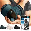 POWERLIX Gomitiera per Uomini/Donne (2 Pezzi) Supporto con Compressione per il Braccio per Tendinite, Gomito del Tennista/Golfista, Supporta le Maniche per la Protezione Durante lo Sport, Blu, L