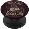 Bookworm Reading Fantasy Romance Book Romanticismo Libro Genere Fantasy Romance Reader PopSockets PopGrip Adesivo