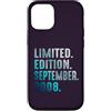 Birthday Gift Limited Edition September Custodia per iPhone 12/12 Pro Edizione Limitata Settembre 2008 Retro Vintage 2008