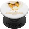 Christian Faith & Bible Verse Inspiratio Psalms 16:11 In Thy Presence is Fullness of Joy - Faith Girl PopSockets PopGrip Adesivo
