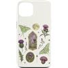 Cottage Bloom Atelier Custodia per iPhone 13 Luna Falena e Cardo Cottage Gotico Luna Natura