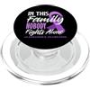 Alzheimer's Awareness Purple Ribbon Appa In questa famiglia nessuno combatte l'Alzheimer da solo PopSockets PopGrip per MagSafe