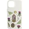 Cottage Bloom Atelier Custodia per iPhone 14 Luna Falena e Cardo Cottage Gotico Luna Natura
