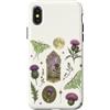 Cottage Bloom Atelier Custodia per iPhone X/XS Luna Falena e Cardo Cottage Gotico Luna Natura