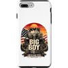 Steam Locomotive Train Railroad Big Boy Custodia per iPhone 7 Plus/8 Plus Big Boy 4014 - Locomotiva a vapore vintage con treno