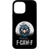 Black Crazy Crow Gothic Moon Halloween A Custodia per iPhone 13 Pro Max F-Caw-F Corvo Nero Uccello Nero Divertente Corvo F-Caw-F