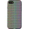 Art Pop Mobile Gallery Custodia per iPhone SE (2020) / 7/8 Astratto Multicolore Orizzontale Stippled Band Design