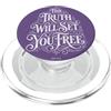 Theater Of Oneness La verità ti renderà libero | Giovanni 8:32 Bibbia Fede PopSockets PopGrip per MagSafe