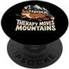 Therapy Wear PT Physical Professional Th PT Movimenti Fisici Terapista Montagna Terapista PopSockets PopGrip Adesivo