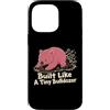Wombat Burrowing Wildlife Animal Lover Custodia per iPhone 14 Pro Max Costruito come un piccolo bulldozer Wombat Forza