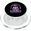 Alzheimer's Awareness Purple Ribbon Appa I'll Remember For You Elephant Alzheimer Support PopSockets PopGrip per MagSafe
