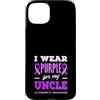 Alzheimer's Awareness Purple Ribbon Appa Custodia per iPhone 15 Plus Indosso il viola per la consapevolezza di mio zio Alzheimer