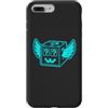Cursed Italian Brainrot Gamer Secret Tee Custodia per iPhone 7 Plus/8 Plus Secret Lucky Block - Meme dello slang di gioco italiano di Brainrot Cyan