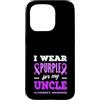 Alzheimer's Awareness Purple Ribbon Appa Custodia per iPhone 15 Pro Indosso il viola per la consapevolezza di mio zio Alzheimer