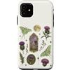 Cottage Bloom Atelier Custodia per iPhone 11 Luna Falena e Cardo Cottage Gotico Luna Natura