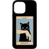 Death Tarot Card Black Cat Witchy Hallow Custodia per iPhone 13 Pro Max Tarocchi Gatto Nero Morte Strega Gatto
