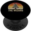 Wizard Frog Tarot Cottagecore Graphics Vintage Cottagecore Mago Rana Tarocchi Carta Dark Academia PopSockets PopGrip Adesivo