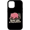 Wombat Burrowing Wildlife Animal Lover Custodia per iPhone 12/12 Pro Costruito come un piccolo bulldozer Wombat Forza