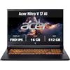 Acer Nitro V 17 AI | Notebook Gaming | AMD Ryzen 7 260 | NVIDIA RTX 5050