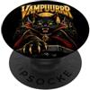 4CatLovers Gatto nero vampiro Halloween Vamppuurrr divertente gatto spettrale PopSockets PopGrip Adesivo