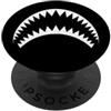 Shark Grin Halloween Animal Jaw Costume Shark Teeth Jaw Halloween pigro facile costume bambini ragazzi ragazze PopSockets PopGrip Adesivo
