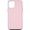 Urban Stripes Minimal Vertical Line Patt Custodia per iPhone 12/12 Pro Strisce Verticali Rosa Pastello Modello Linea Estetica Minimale