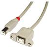 Lindy Prolunga USB 2.0 Tipo B M/F 1m