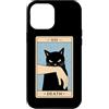 Death Tarot Card Black Cat Witchy Hallow Custodia per iPhone 12 Pro Max Tarocchi Gatto Nero Morte Strega Gatto
