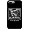 Desert Merch lake Maggiore Italy Shop Custodia per iPhone 7 Plus/8 Plus Stampa xilografia Lago Maggiore Italia