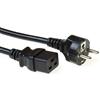 ACT Cavo di alimentazione ACT da C19 a spina CEE7/7, 1,5 m, IEC 60320, cavo di alimentazione per UPS e server, nero - AK5411