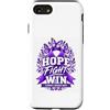 Hope Through Alzheimers Awareness Custodia per iPhone SE (2020) / 7/8 Hope Fight Win Memory Support Alzheimer Consapevolezza Viola